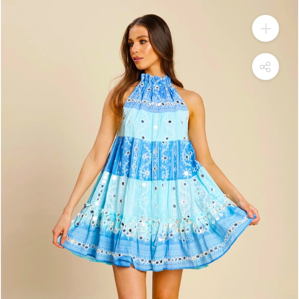 Juliet Dunn London, EUC Embellished Dress, size 4/6